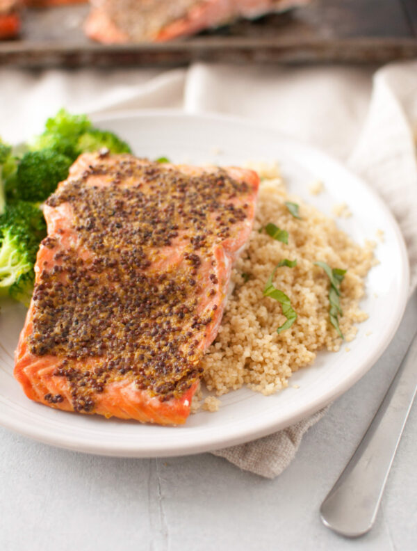 Dijon Roasted Salmon Filets • Seafood Nutrition Partnership