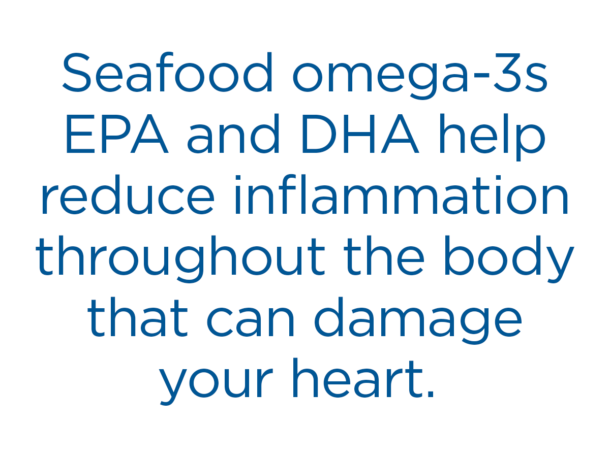 Seafood for Your Heart Omega 3s Reduce Inflammation Seafood